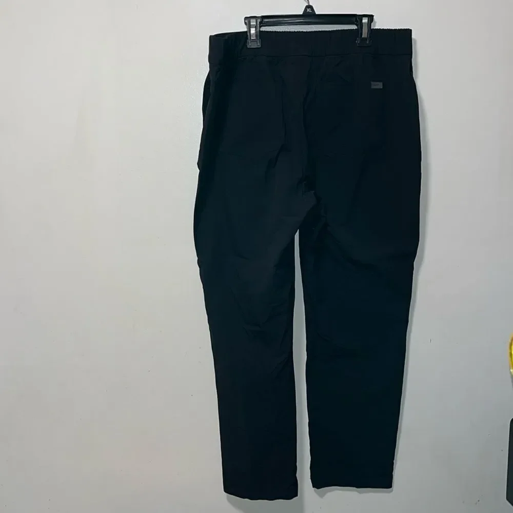 EUC MEN’S XL SHORT FIGSPRO BLACK STRAIGHT LEG TROUSERS